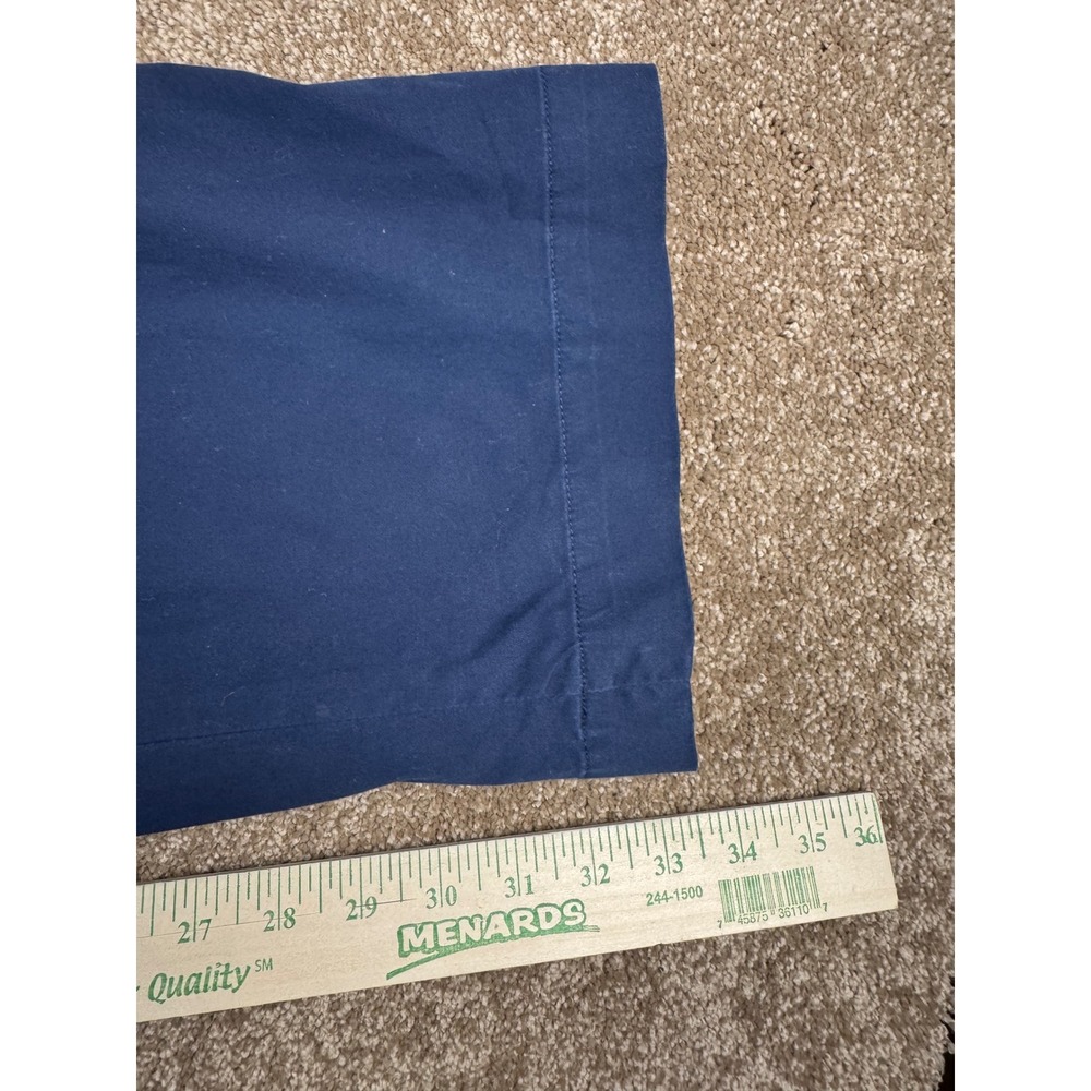 Polo Golf Ralph Lauren Mens Navy Blue Cotton Twill Stretch Pants 36x34 Straight - Picture 7 of 15